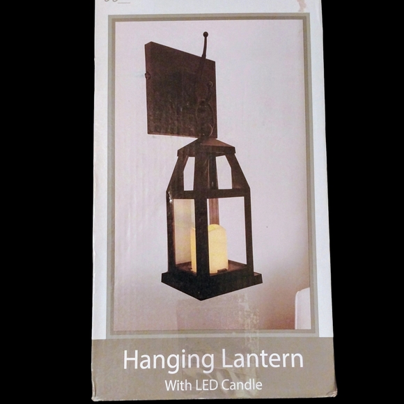 trueliving essentials Other - Elegant Black Lantern with LED Candle